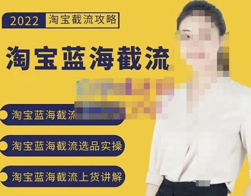 2022淘宝蓝海截流攻略，淘宝蓝海截流选品上货实操讲解-轻创网