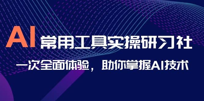 AI-常用工具实操研习社，一次全面体验，助你掌握AI技术-轻创网